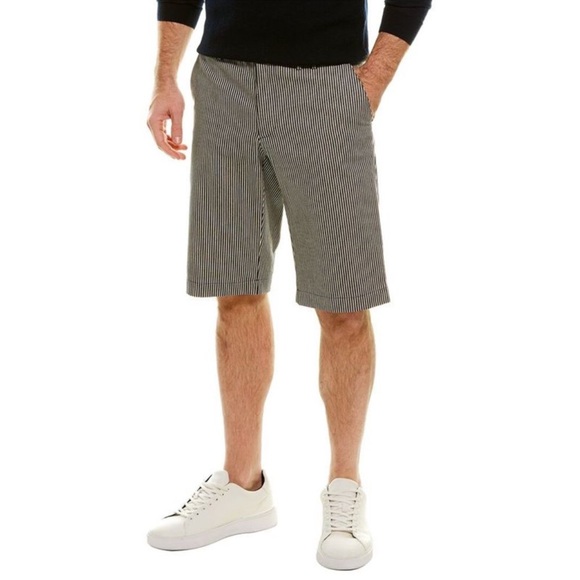 NWT IRO Mens Richard Short, Blue Stripe Size‎ 52 - Picture 1 of 8